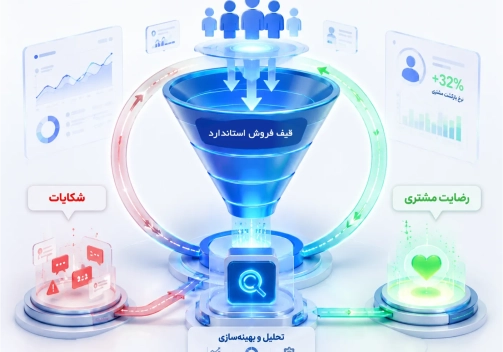 قیف فروش استاندارد